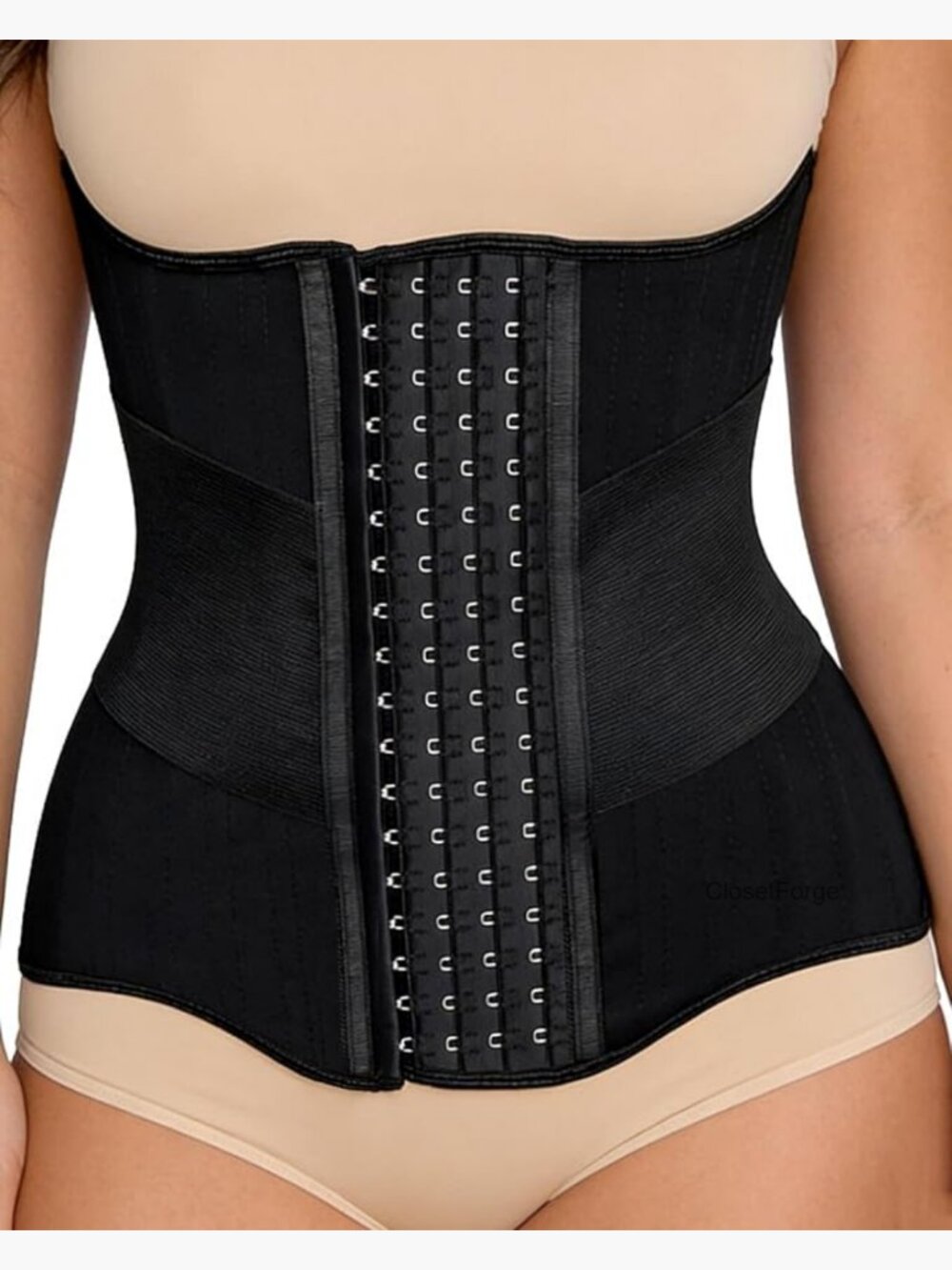 Long Torso Waist Trainer 25 Steel Bones Latex-Free Mesh Shapewear